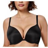 36DD Push Up Bra Deep V Plunge Underwire