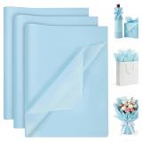 Koogel 120 Sheets Blue Tissue Paper, 14x20