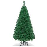HAPPYGRILL 5 FT Unlit Xmas Tree with 350 Tips