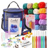 Piccassio Crochet Kit   20 Yarn Colors