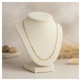 $249 14k Gold Filled Figaro Necklace - 24in
