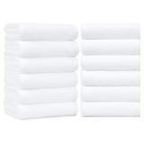 Amazon Basics Cotton Hand Towels, 12-Pack