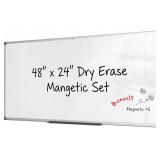 TOWON Magnetic Dry Erase Board, 48 x 24 in
