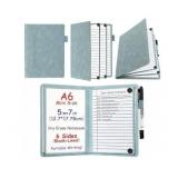 Feifeiya 6-Sides Dry Erase A6 5x7 Blue