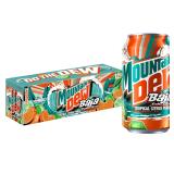 12x Mountain Dew Baja Cabo Citrus 12oz Cans