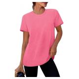 Small/Medium Womens Workout Tops Short Sleeve Shir