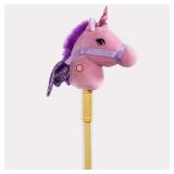 PonyLand Pink Unicorn Stick Horse No Stick