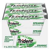 Trident White Spearmint Sugar-Free Gum 144 pcs