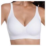 Women's Wireless Deep V Bralette T-Shirt Bra