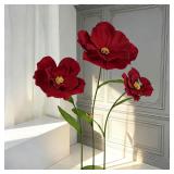 Giant Artificial Flowers for Decoration (Wine)