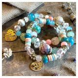 Pastel Tide Wrap 3 Bracelet Set