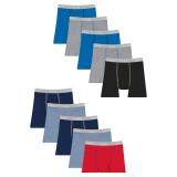 Size: Large - Hanes Boys' Boxer Briefs, Soft Cotto