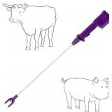 Purple Cattle Stick, Waterproof, 28' Shaft