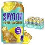 Swoon Ginger Lemonade, Sugar Free, 12 oz (12)