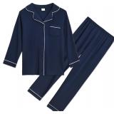 (8-9Y) Kids Pajamas Set, Cotton Sleepwear
