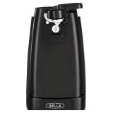 bella Electric Can Opener & Sharpener, Black