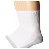 Size 8-12 Hanes Men's Cushion Crew Socks (8-Pack)
