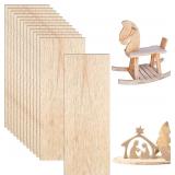 Namalu 10 Pack Balsa Wood Sheets 12x4x0.06in