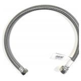 Braided Faucet Supply Line, 1/2' FIP (24')