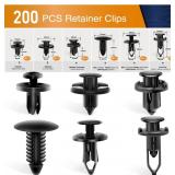 GOOACC Universal Fender Clips, 200 Pcs, 6 Size