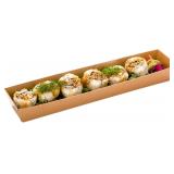 Restaurantware Sushi Container - Kraft Box