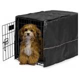 MidWest XS Dog Crate Cover, Black, 22-in