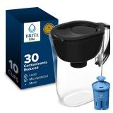 Brita Everyday Elite Pitcher, 6 Cup, Black