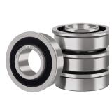 XiKe 4 Pack Flanged Ball Bearings 1/2' x 1-3/8'