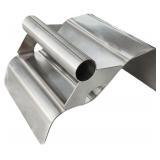 Concrete Curb Trowel with Putty Knife (Silver)