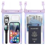 Rynapac Large Waterproof Phone Pouch 2 Pack