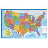 Palace Learning USA Map Laminated 18x29
