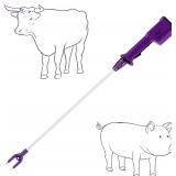 Purple Cattle Stick, Waterproof, 28' Shaft