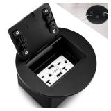 Kanayu Recessed Floor Outlet USB 4.8A 20A Kit