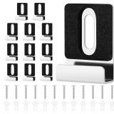Metal Mirror Holder Clips 12-Pack with Screws