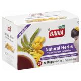 Badia Natural Herbs Tea, 25 Bags, Slimming