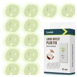 Lenink Glow Outlet Plug 11-Pack Snug Socket