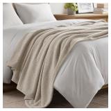 FULL/Queen Madison Park Fuzzy Knit Blanket, Dream