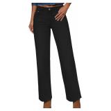 Women's Straight Leg Jeans, High Waisted