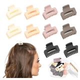 Mini Rectangle Claw Clips - Strong Hold