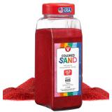 Hygloss Red Sand 3 lb, Safe for Ages 3+