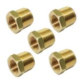 TL TOOLEGIN NPT Brass Reducer 1/2'-1/4' 5pcs