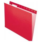 Pendaflex Recycled Hanging Folders, Red