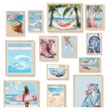 KBKBART Coastal Cowgirl Wall Art Set 13