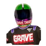 Rubies Monster Jam Grave Digger Kids Half Mask