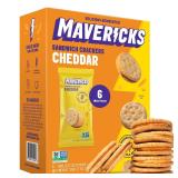 Mavericks Cheddar Sandwich Crackers, 6 x1.27oz