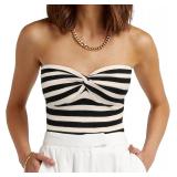 (XS) EFAN Womens Tube Tops Summer Crop Tops 2026