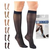 Truform Sheer Stockings, Taupe 2X-Lge