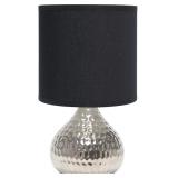 Simple Designs LT2073-SVB Mini Lamp with Shade