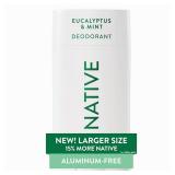 Native Aluminum Free Deodorant, Eucalyptus