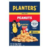 Planters Salted Peanuts 1 oz Packs (Pack of 6)